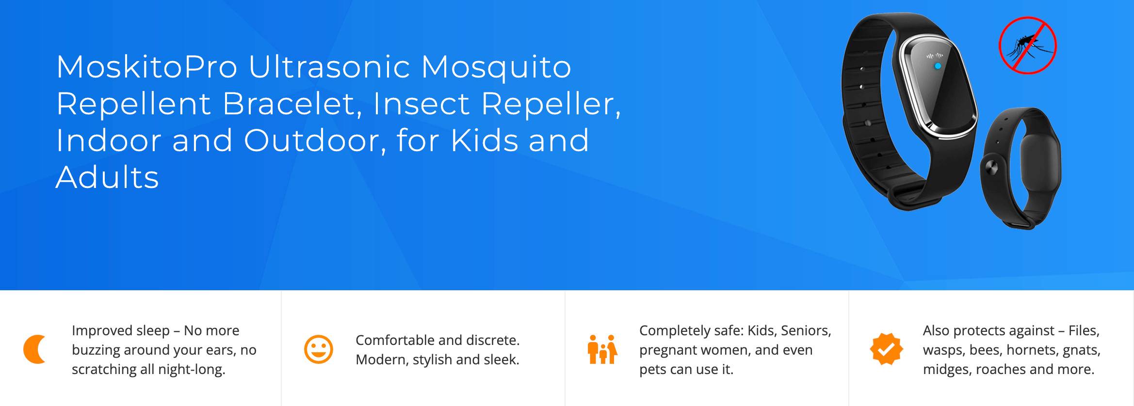 Our flagship product: MoskitoPro Mosquito Repellent