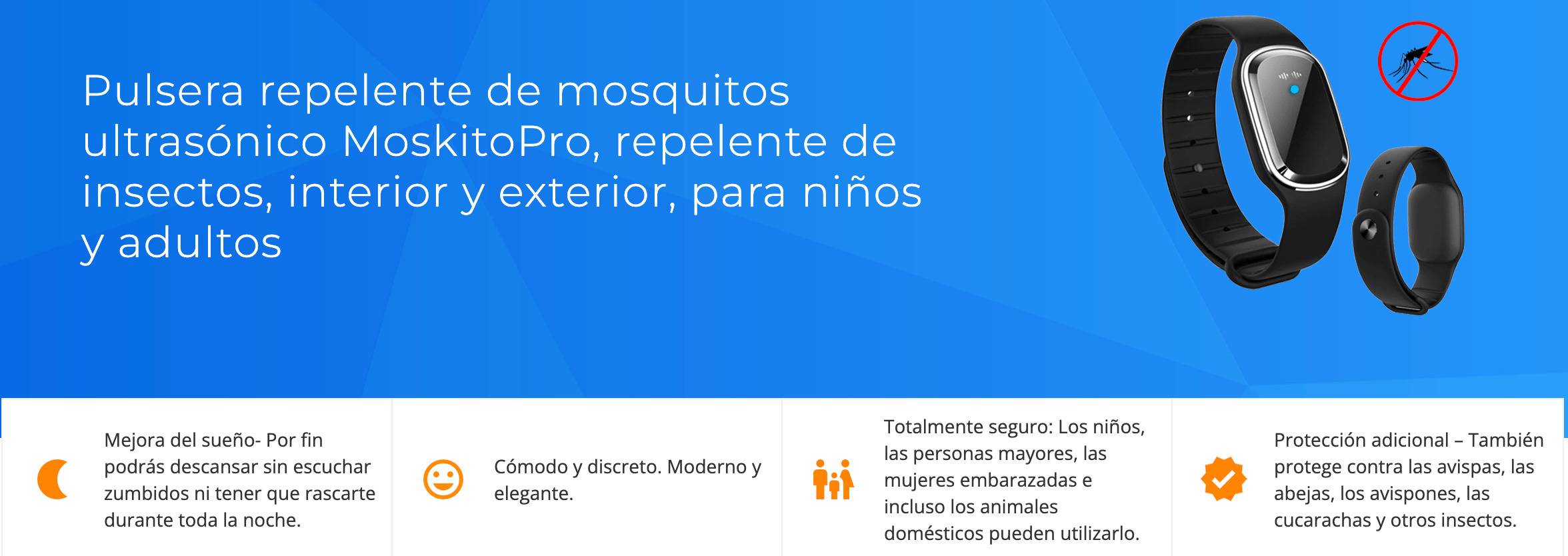 Nuestro producto estrella: Repelente de mosquitos MoskitoPro